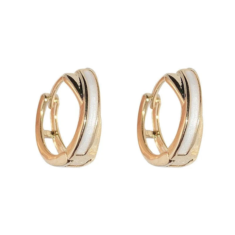 Womens Chic Niche Cross-design Earrings
